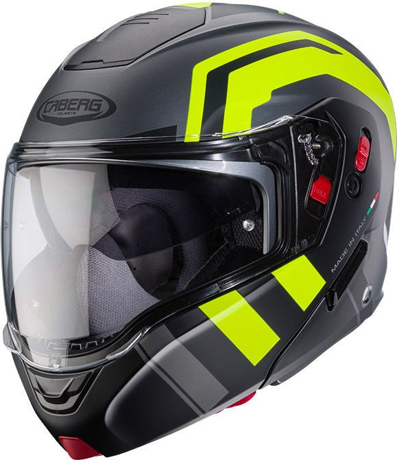CABERG HORUS X ROAD HELMET BLACK YELLOW FLUO | C0JD60L1
