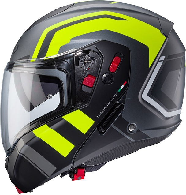 CABERG HORUS X ROAD HELMET BLACK YELLOW FLUO | C0JD60L1