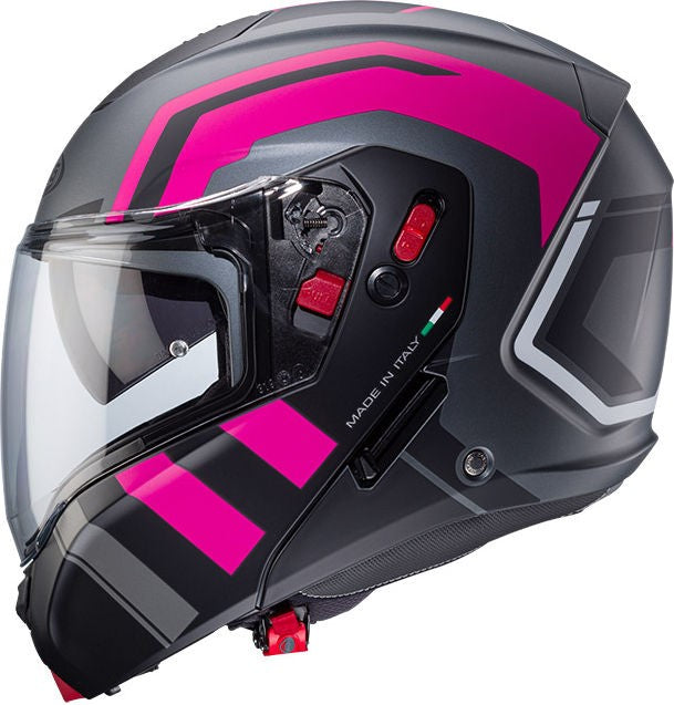 CABERG HORUS X ROAD HELMET BLACK FUCHSIA | C0JD60M1