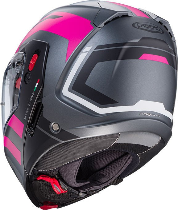 CABERG HORUS X ROAD HELMET BLACK FUCHSIA | C0JD60M1