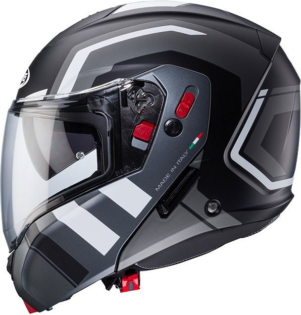 CABERG HORUS X ROAD HELMET BLACK GREY WHITE | C0JD60M4