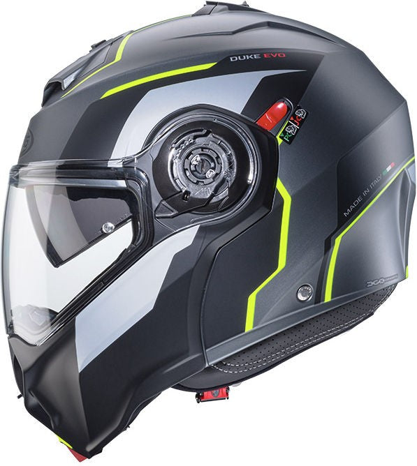 CABERG DUKE EVO MOVE MODULAR HELMET BLACK YELLOW | C0KB60L1