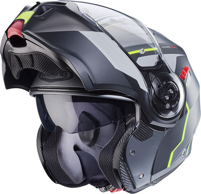 CABERG DUKE EVO MOVE MODULAR HELMET BLACK YELLOW | C0KB60L1