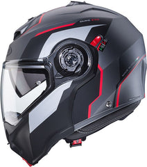 CABERG DUKE EVO MOVE MODULAR HELMET BLACK RED | C0KB60L2