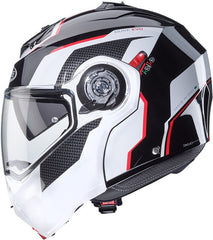 CABERG DUKE EVO MOVE MODULAR HELMET WHITE RED | C0KB60M3