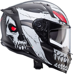 CABERG AVALON X PUNK HELMET GREY WHITE RED | C2QF60K8