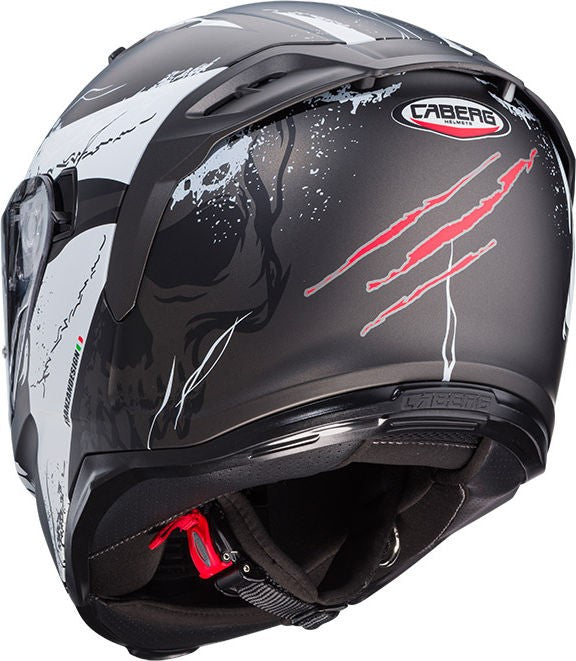CABERG AVALON X PUNK HELMET GREY WHITE RED | C2QF60K8