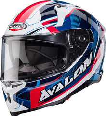 CABERG AVALON X OPTIC HELMET BLUE RED | C2QI60D6