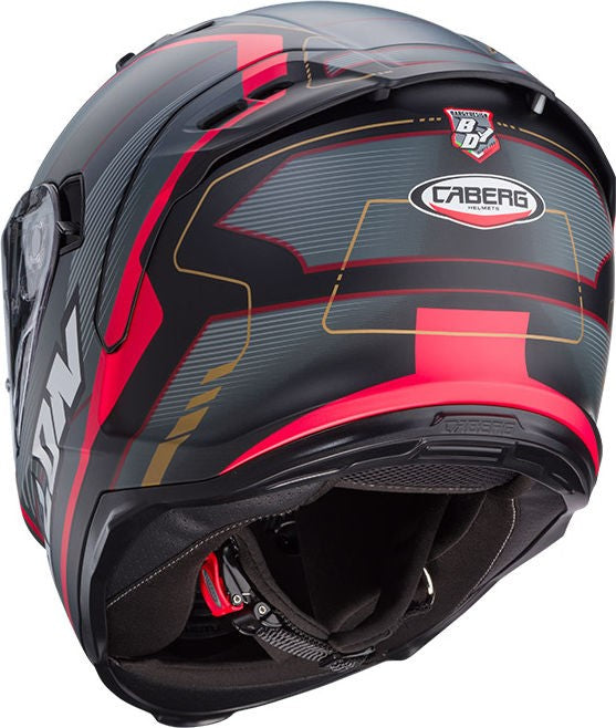 CABERG AVALON X OPTIC HELMET GREY RED | C2QI60L7