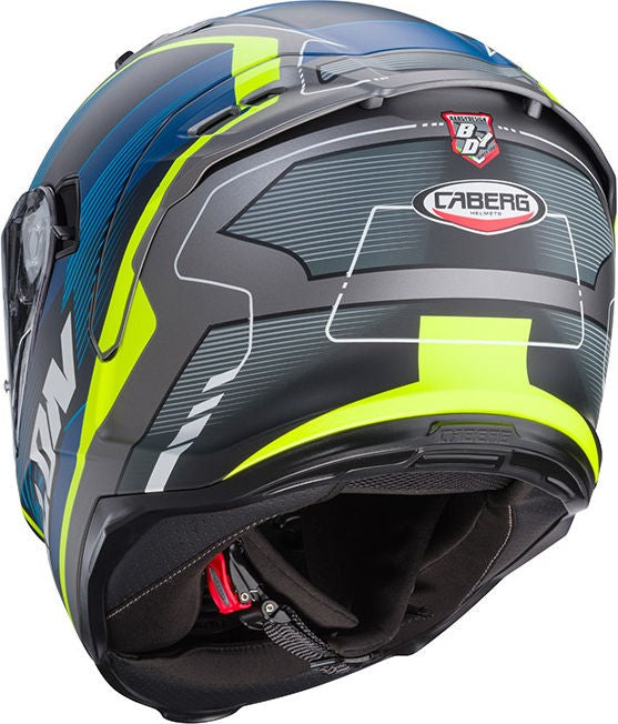 CABERG AVALON X OPTIC HELMET BLUE YELLOW | C2QI60L8
