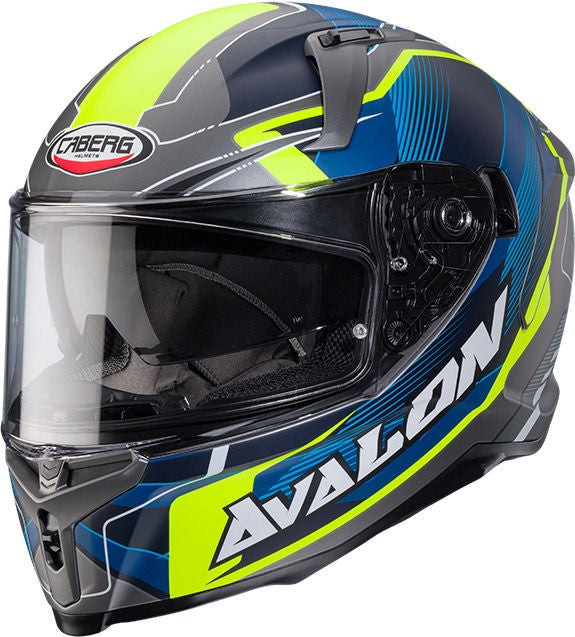 CABERG AVALON X OPTIC HELMET BLUE YELLOW | C2QI60L8