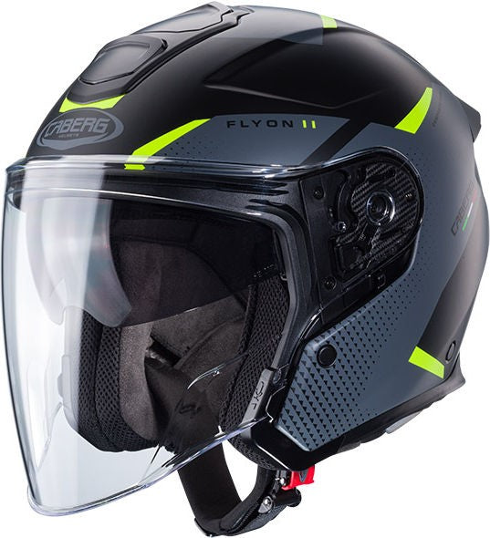 CABERG FLYON 2 BOSS HELMET GREY YELLOW | C4HF60L6