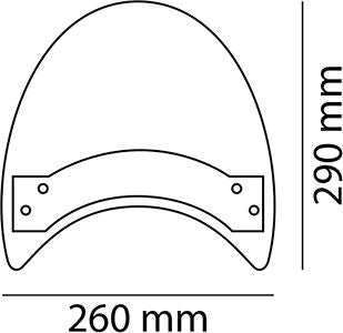 Custom Acces Roadster Windscreen Roadster Windscreen, Clear | CR0004W