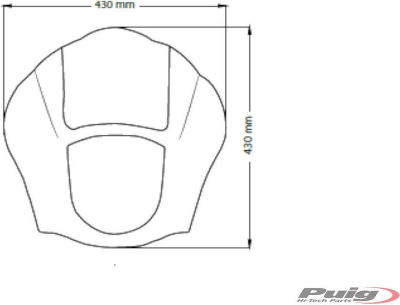 Custom Acces SEMI FAIRING JAX MODEL HARLEY DAVIDSON DYNA C/DARK | CUP009F