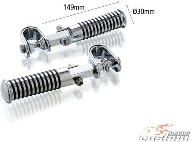 Custom Acces Footrest, Inox | ED0006J