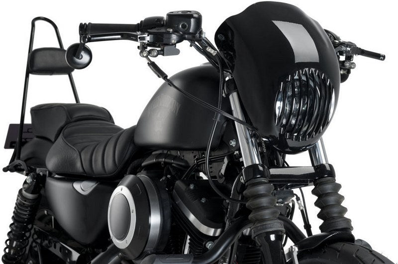 Custom Acces Warrior Model Headlight Protector, Black | FAR002N