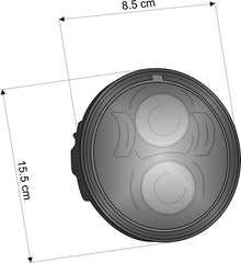 Custom Acces Headlight Ovni Model, Black | HL0001N