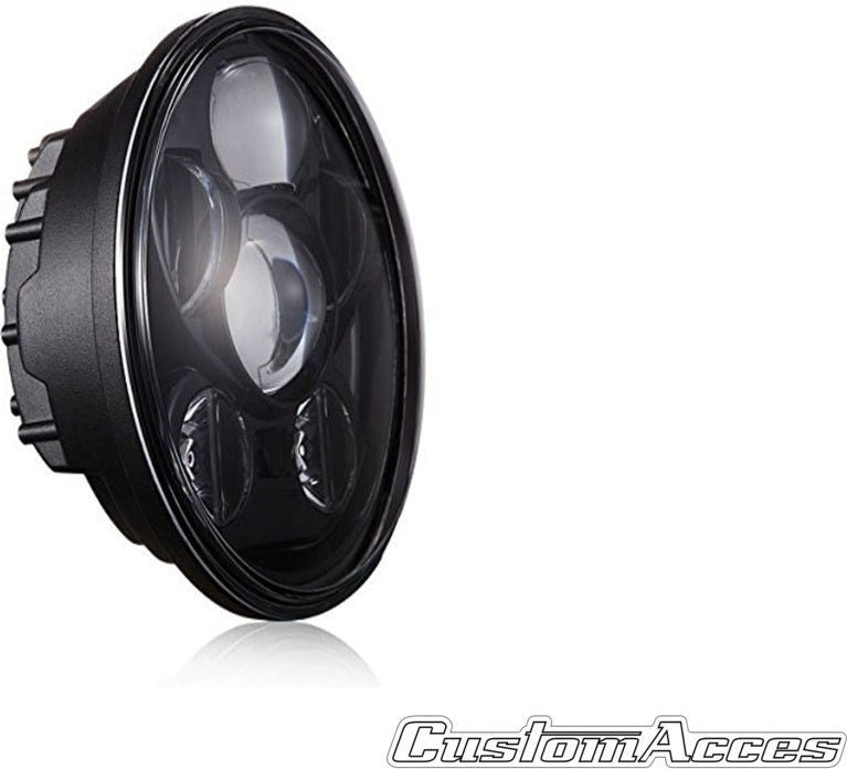 Custom Acces Headlight Ovni Ii Model, Black | HL0002N