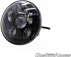 Custom Acces Headlight Ovni Ii Model, Black | HL0002N