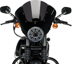 Custom Acces HEADLIGHT MODEL REVOLVER + SUPPORT C/BLACK | HL0014N
