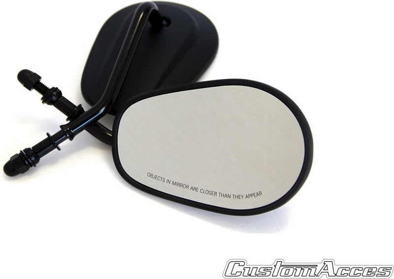 Custom Acces Back Mirrors Set Model Street, Black | JR0016N