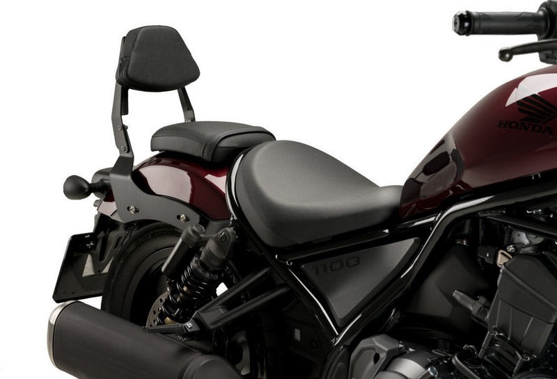 Custom Acces SISSYBARS PLANE CL FOR HONDA CMX 1100 REBEL 2021, BLACK | RQ0048N