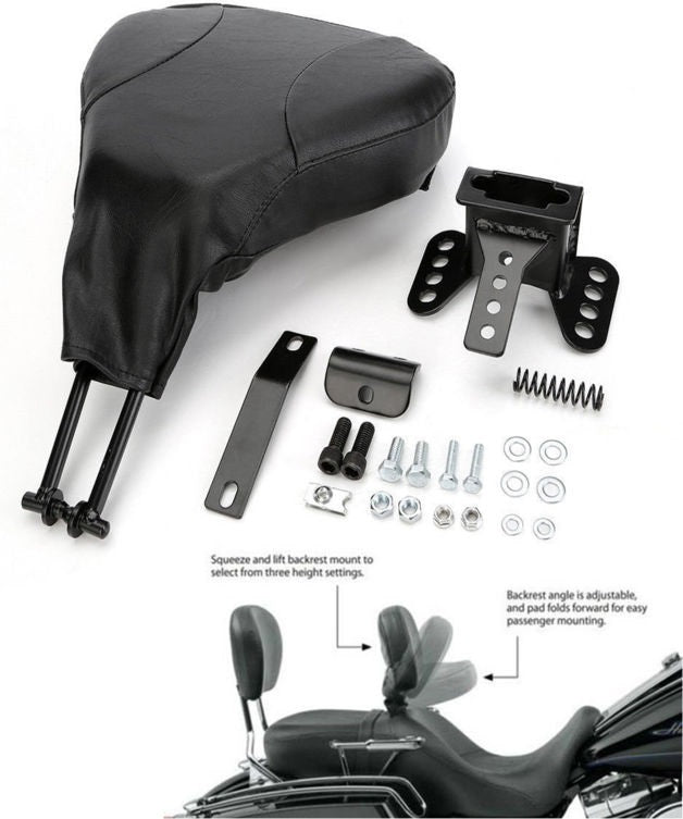 Custom Acces Solo Touring Sissybar Model, Black | RQP001N