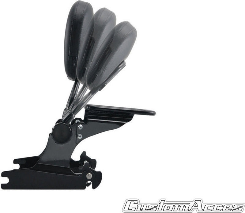 Custom Acces Sissybar Luxus Softail Model, Black | RSD001N