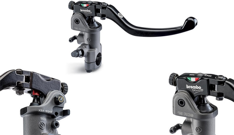 CNC Racing RADIAL BRAKE MASTER CYLINDER BREMBO 19RCS FOLD-UP LEVER 18-20 RATIO, Black | 110A26310