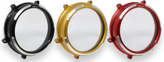 CNC Racing Clear oil bath clutch cover Ducati Panigale BICOLOR, Gold | CA200GS