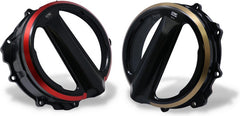 CNC Racing Clear clutch cover - cable control - Bicolor, Black/Red | CA301BR