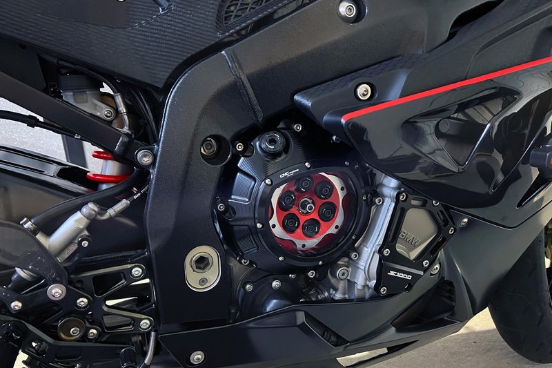 CNC Racing Clear clutch cover BMW - hydraulic control, Black | CA800BB