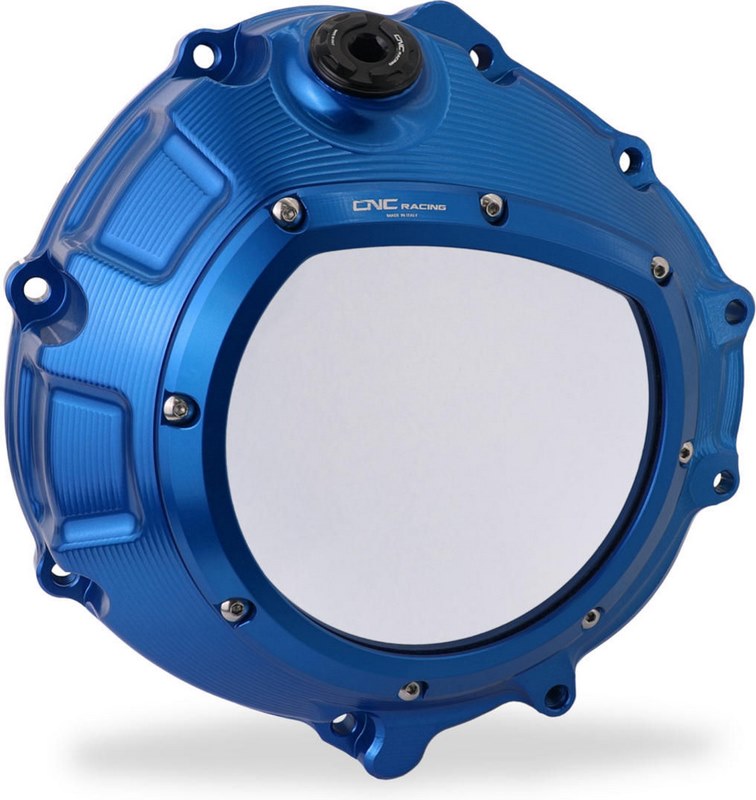 CNC Racing Clear clutch cover BMW - hydraulic control, Blue | CA800LL