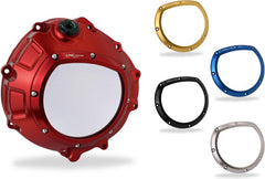 CNC Racing Clear clutch cover BMW - hydraulic control, Red | CA800RR