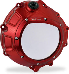 CNC Racing Clear clutch cover BMW - hydraulic control, Red | CA800RR