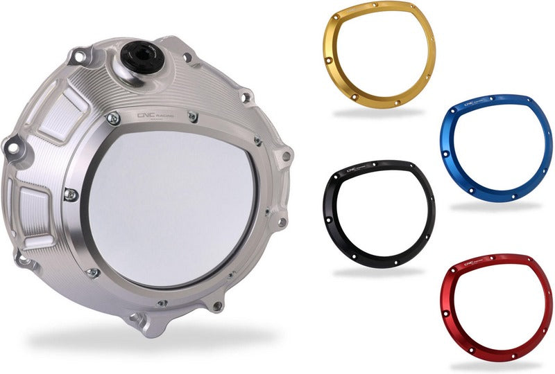CNC Racing Clear clutch cover BMW - hydraulic control, Silver | CA800SS