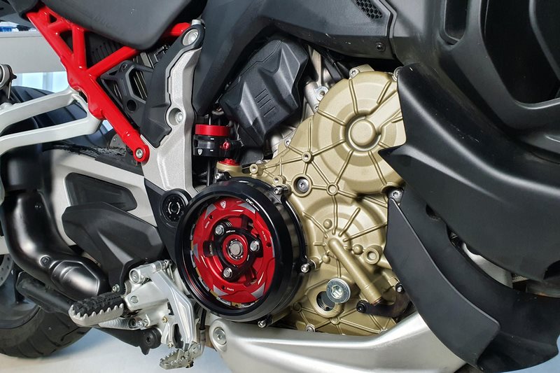CNC Racing Clear clutch cover - Conversion kit Ducati Multistrada V4, Natural | CAB02N