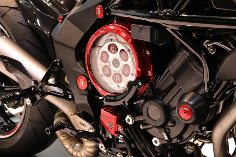 CNC Racing Clear cover oil bath clutch MV Agusta - Protector | CAP02