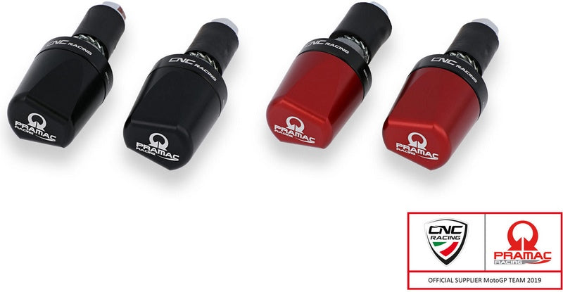 CNC Racing Handlebar ends LOOK Pramac Racing Limited Edition, Black | CM236BPR