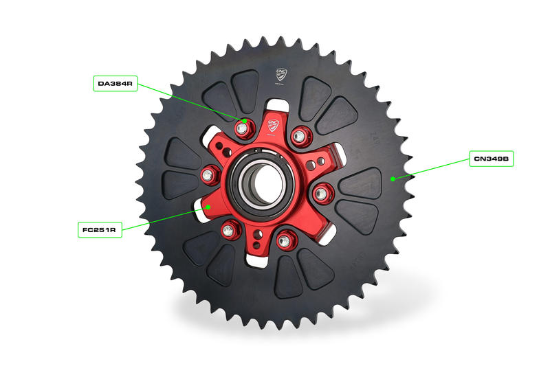 Ring gear T49 P525, Black