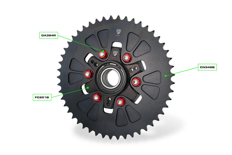 Ring gear T49 P525, Black
