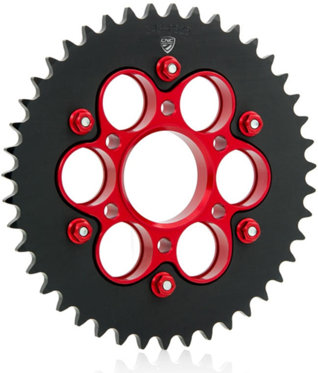 CNC Racing Ring gear Z42 P530 6 holes Ducati, Black | CN611B