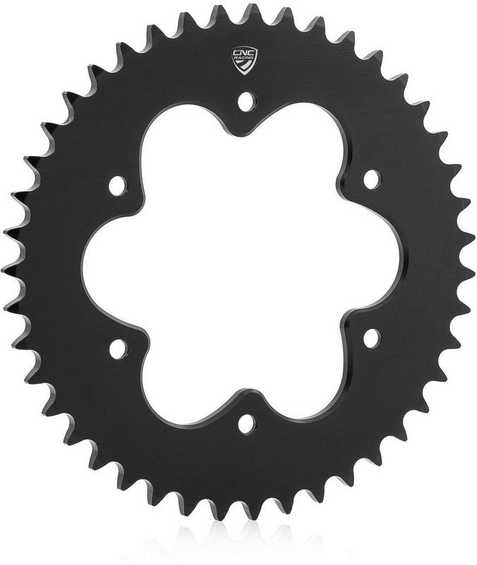 CNC Racing Ring gear Z42 P530 6 holes Ducati, Black | CN611B