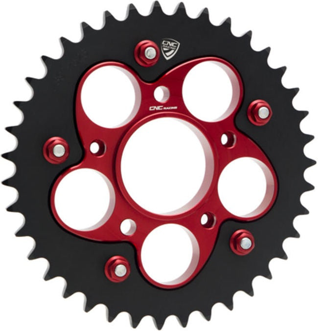 CNC Racing Ring gear Z39 P520 5 holes Ducati, Black | CN811B