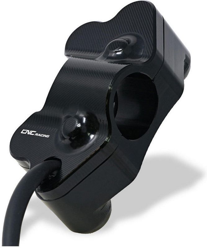 CNC Racing Rearward clamp for handlebar right switches, Black | CV017B