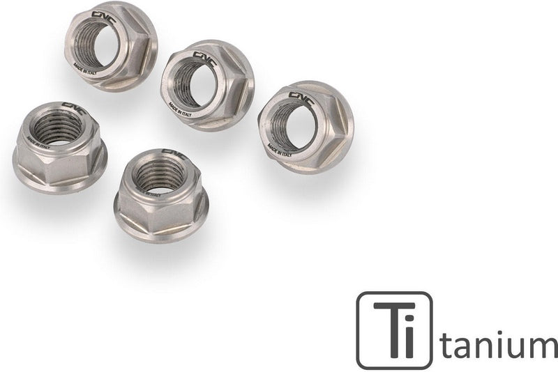CNC Racing Rear sprocket nut set M10x1.25 Titanium, Titanium | DA383X