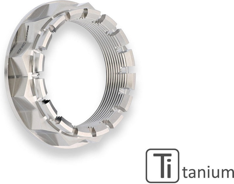 CNC Racing Rear wheel axle nut Ducati Titanium, Titanium | DA501X