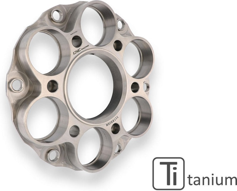 CNC Racing Cush drive hub flange Ducati - Titanium, Titanium | FC210X