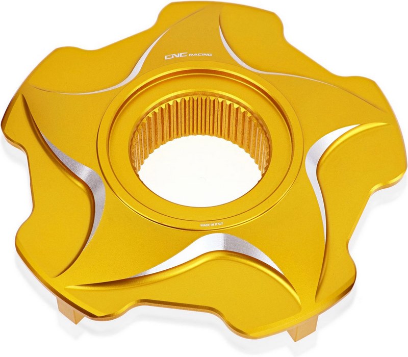 CNC Racing Rear sprocket flange MV Agusta BICOLOR, Gold/Silver | FL505GS