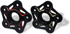 CNC Racing Rear sprocket flange 5 holes MV Agusta - Bicolor, Black/Red | FL508BR